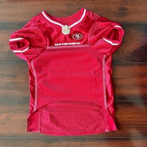 Pets First San Francisco 49ers NFL Mesh Pet Jersey, Large